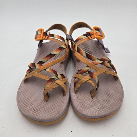 Chaco Women’s ZCloud X2 Puzzle Poppy Sandal Size 10 Walk In Love Purple Orange - Picture 1 of 7
